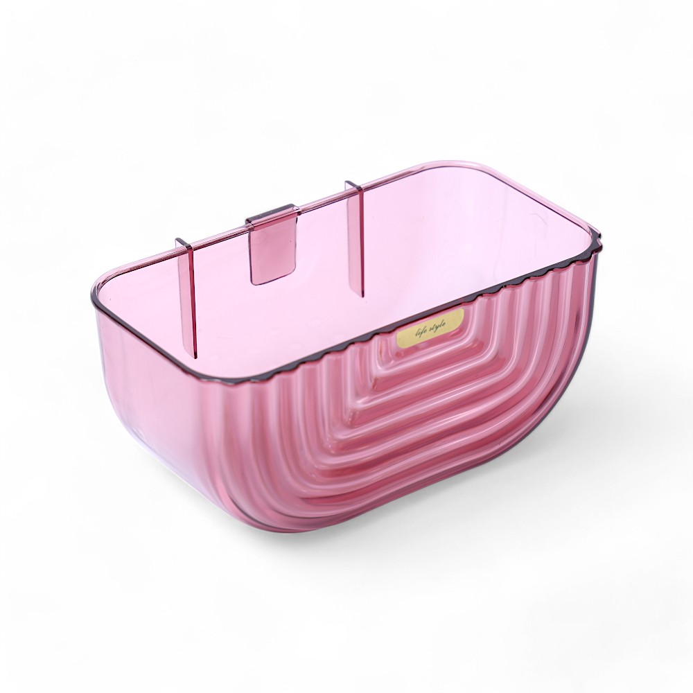 Мыльница акриловая DM21-17 Розовый