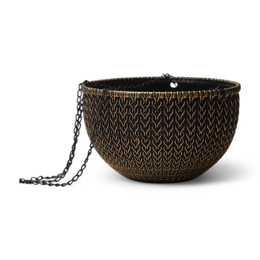 Горшок для цветов 7030S DB-153-27 желтый