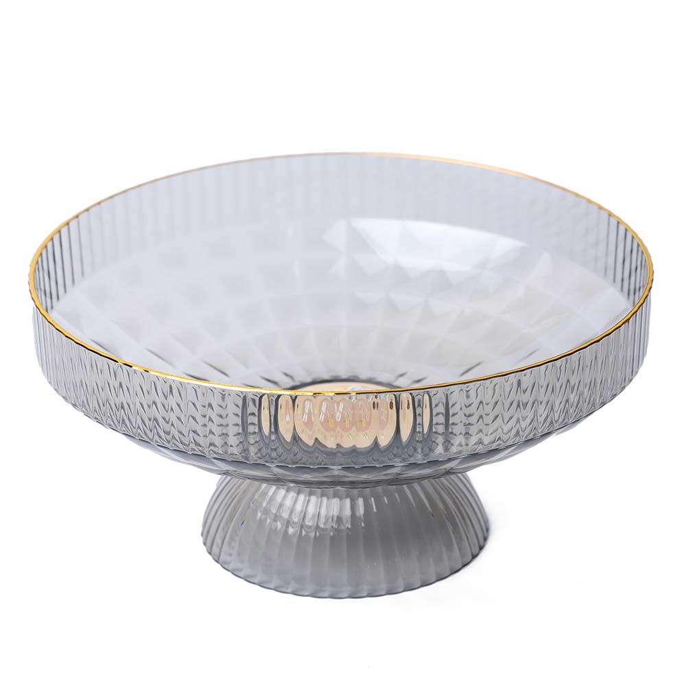 Ваза для фруктов пластиковая 8938 Круглый DB-152-38 Розовый