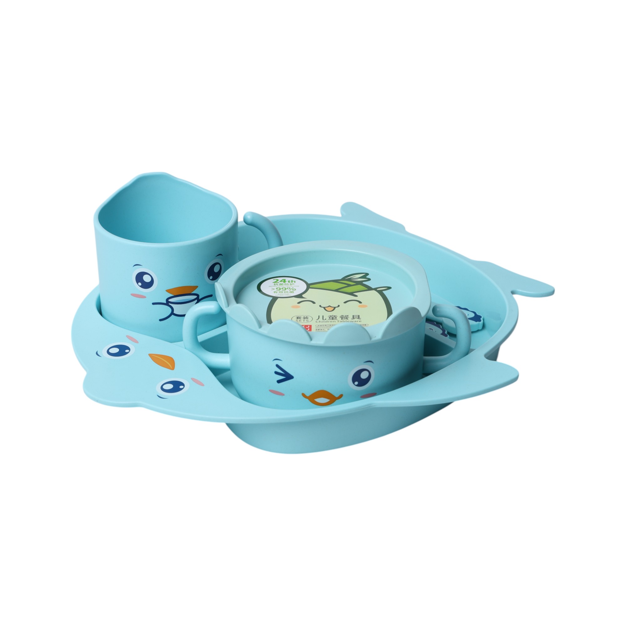 Детскый Набор Силиконовый 4 шт DB-152-63 Желтый