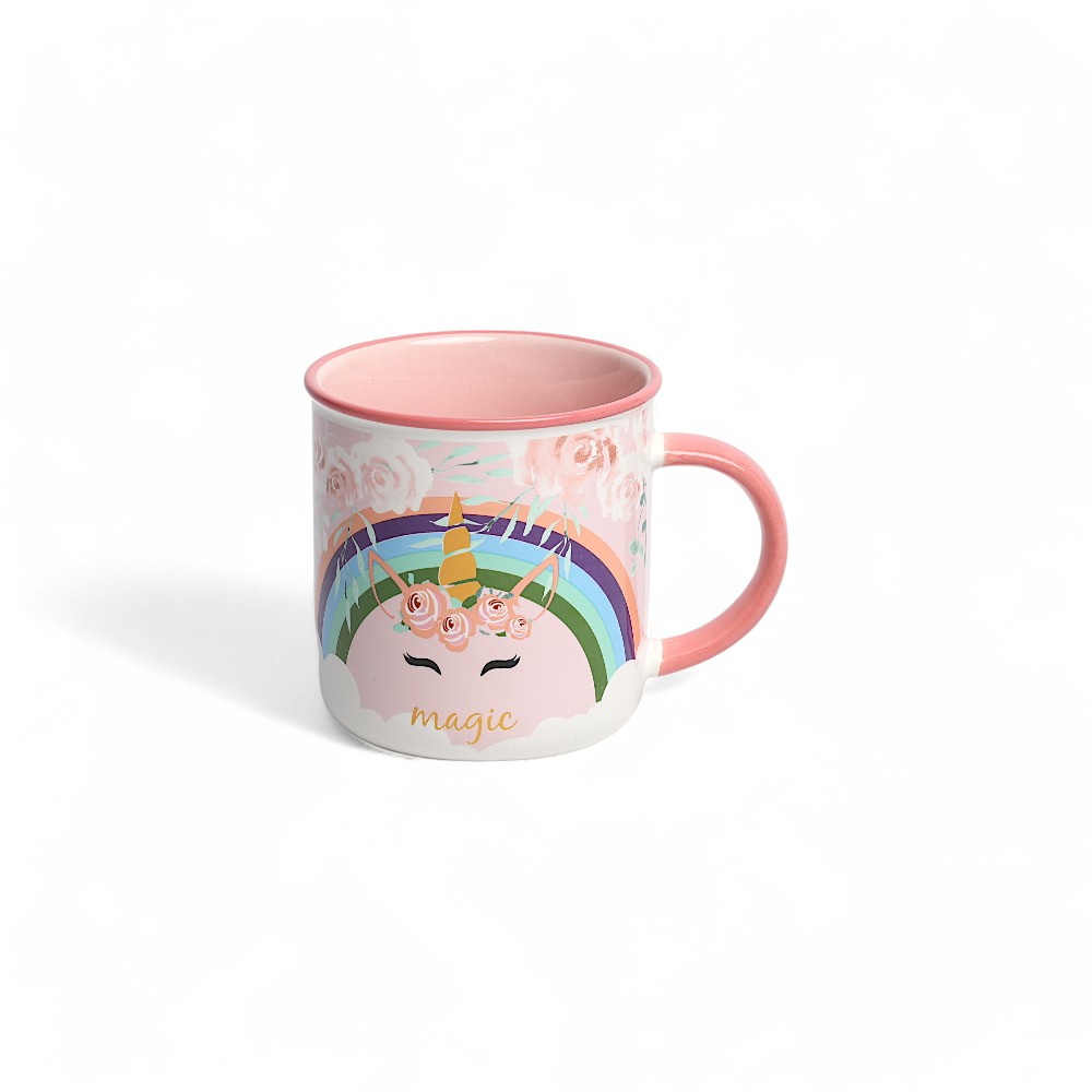 Кружка "Rainbow" 400 мл 74-148 розоый