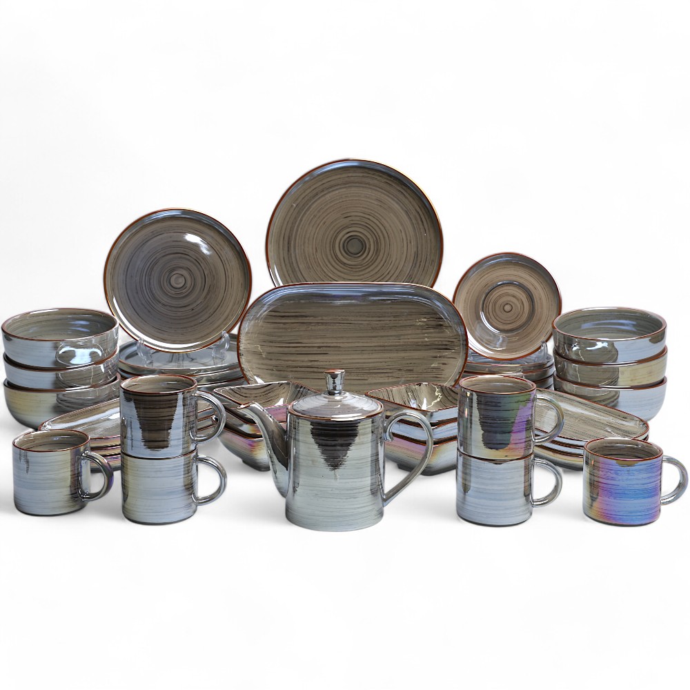 Набор посуды DB-86-53 серый