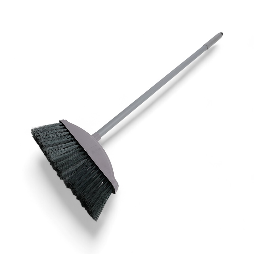 Веник с совком DB-83-61 серый