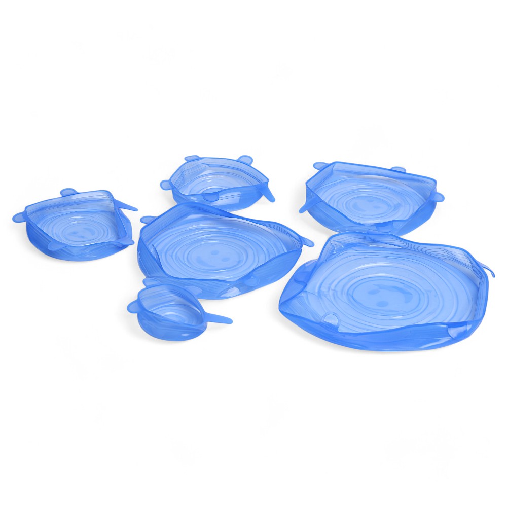 Крышки универсальные силиконовые силикон DB-105-24 синий