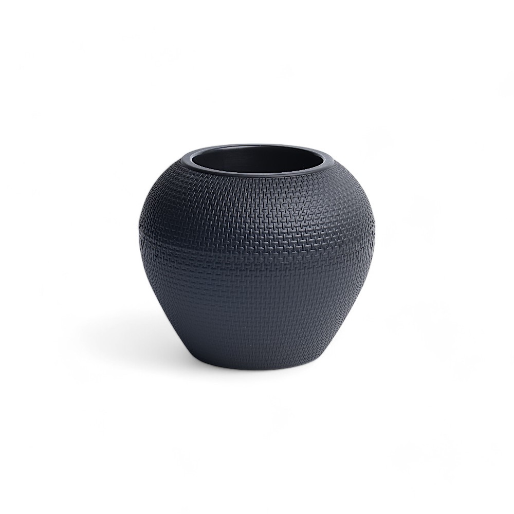 Горшок для цветов 2222N DB-153-8 черный