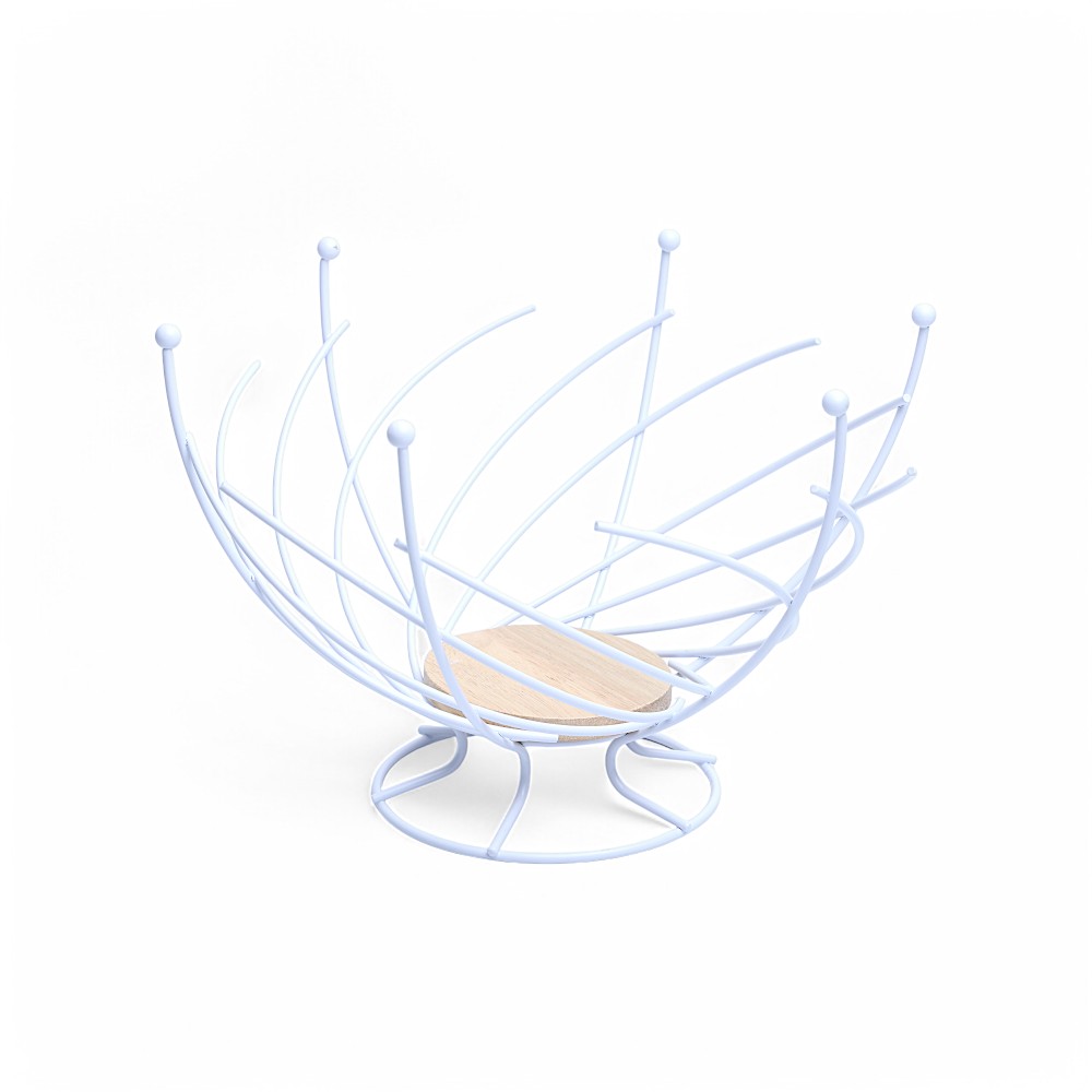 Ваза Металлическая DB-138-30 Белый