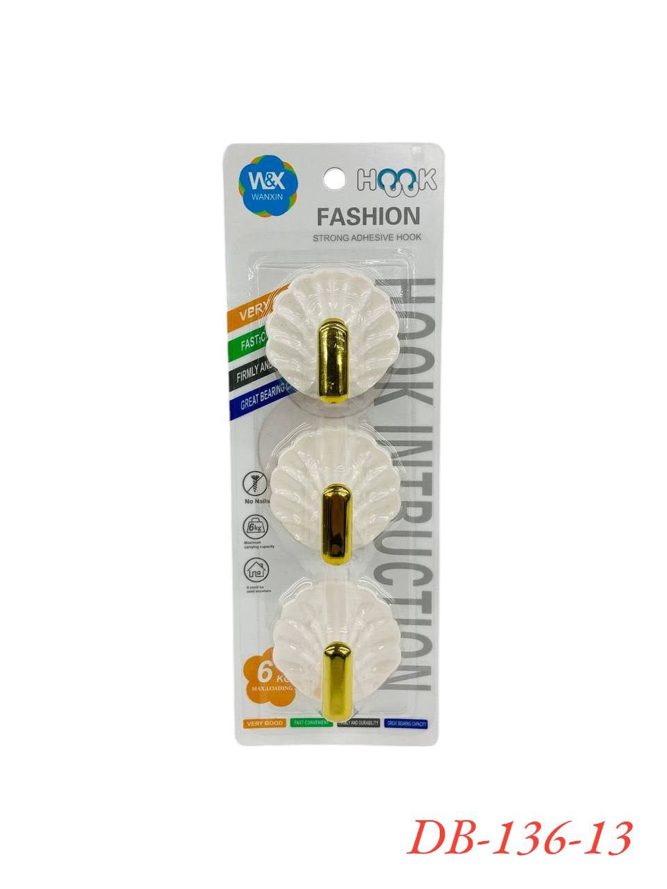 Крючки пластиковые DB-136-13 Разноцветный