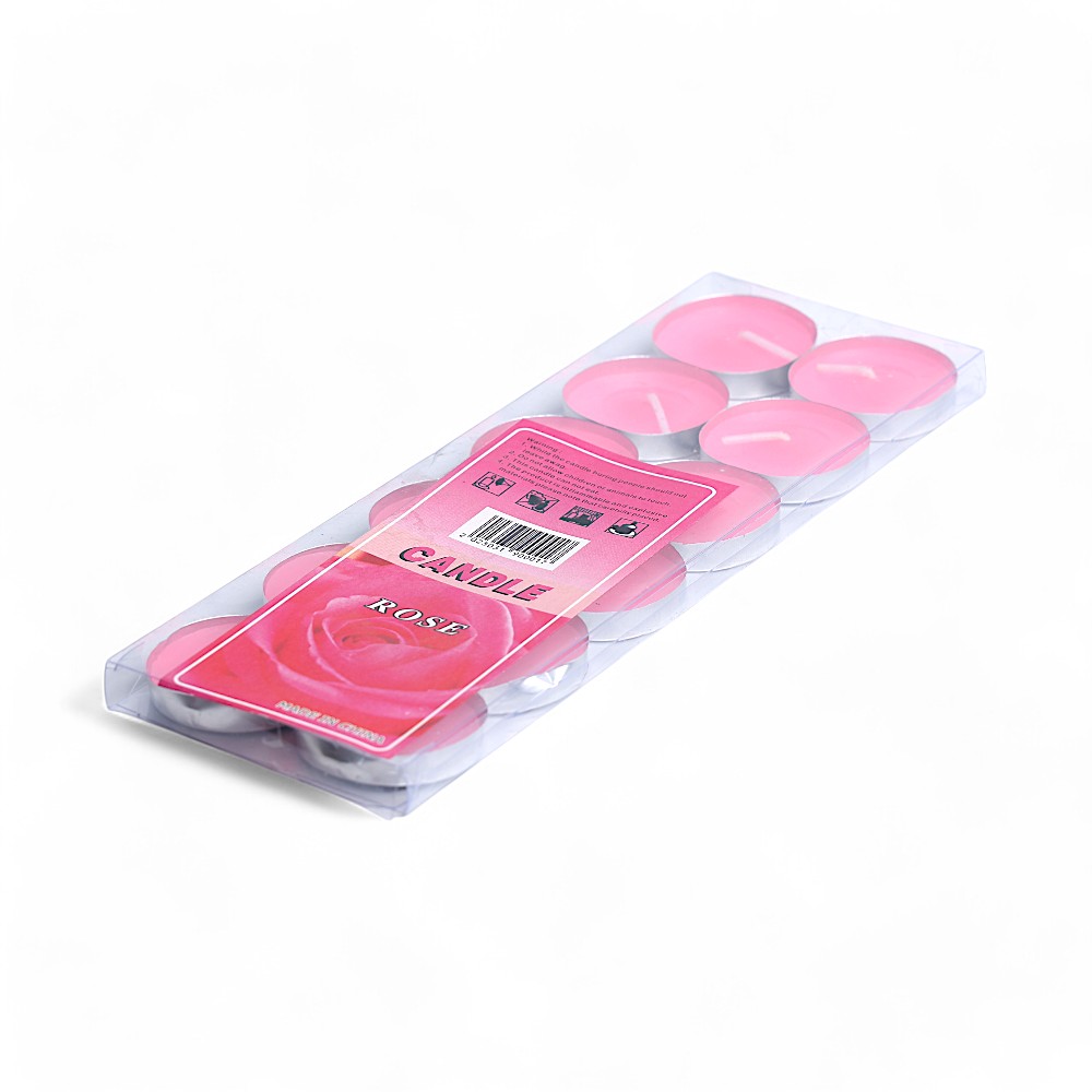 Свеча ароматизированная 12 шт DB-71-2 DB-71-2 розовый