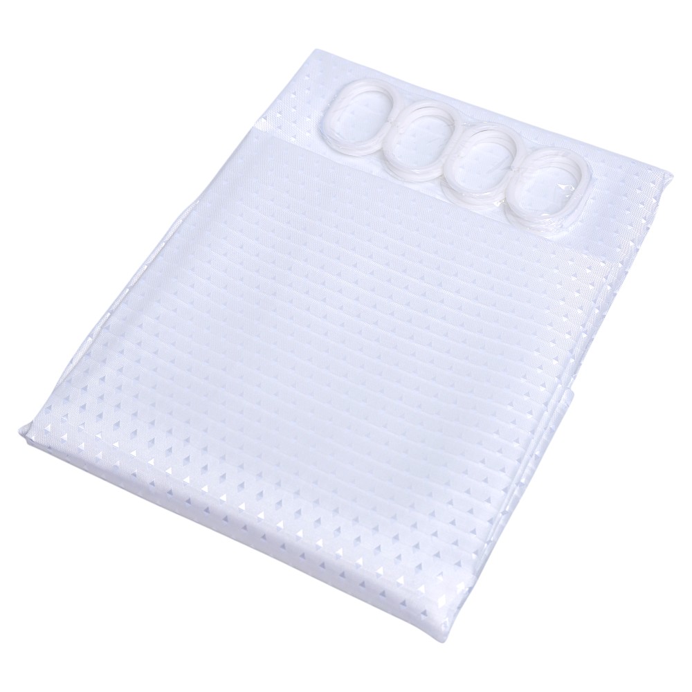 Шторы для ванной DB-63-5 белый