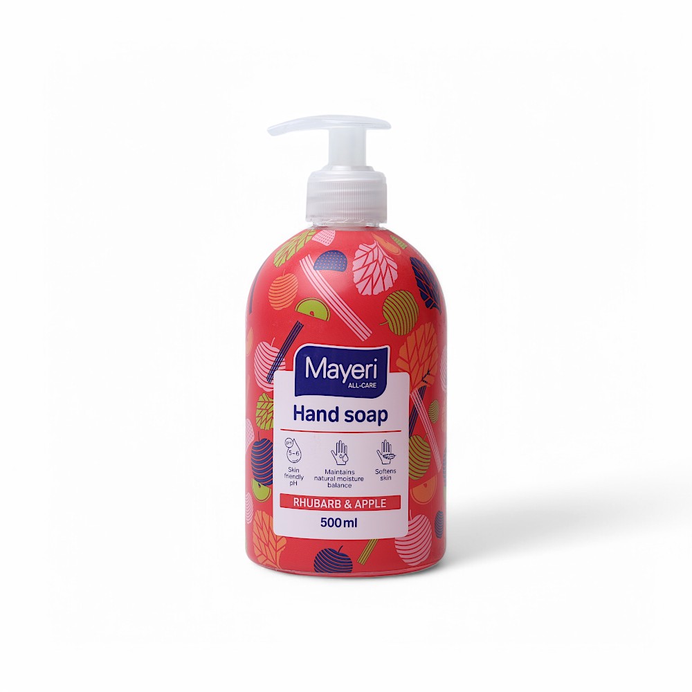 MAYERI ALL-Care жидкое мыло Ревень и яблоко, 500мл*12 с дозатором, F581