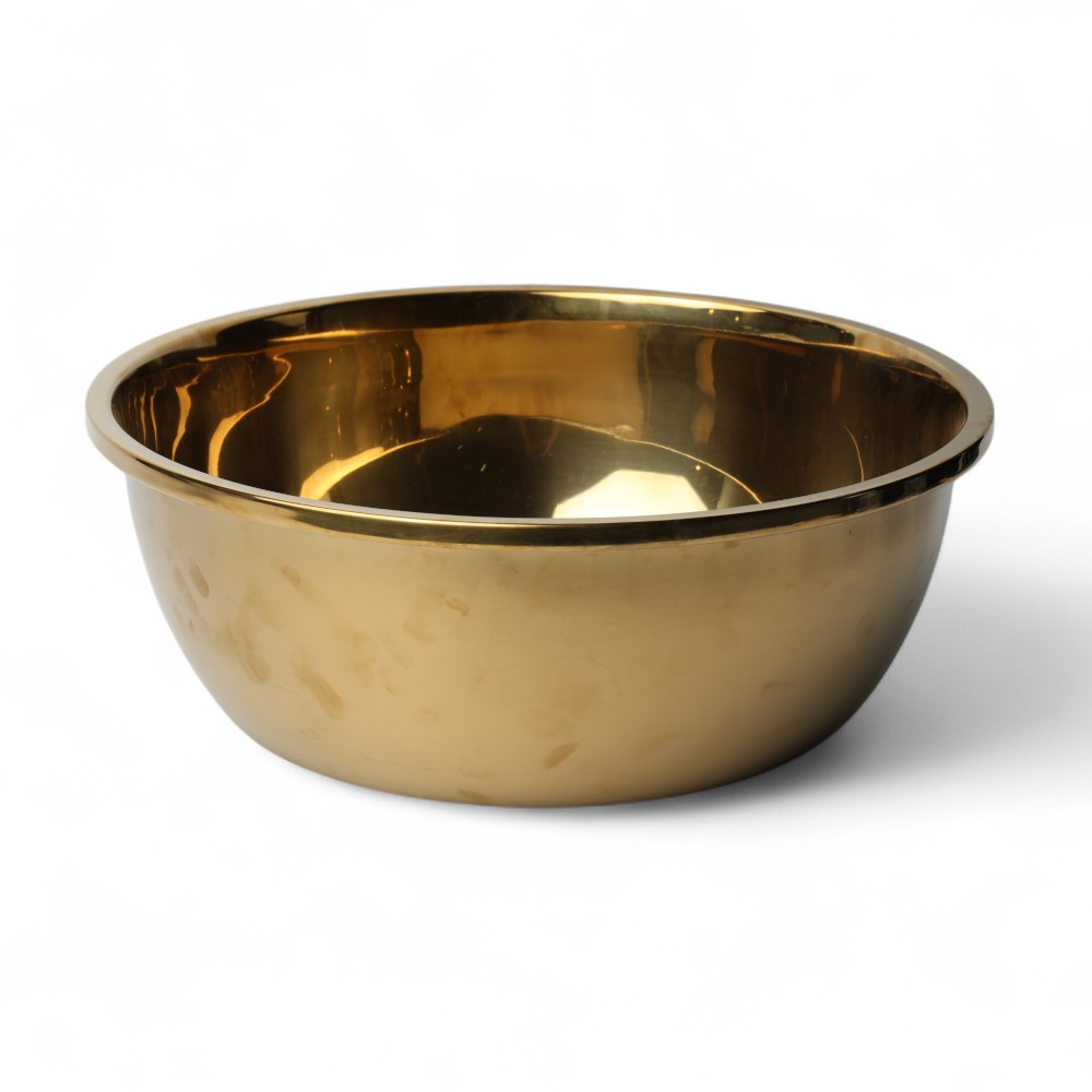 Миска металлическая 40 см DM4-103 Золотой