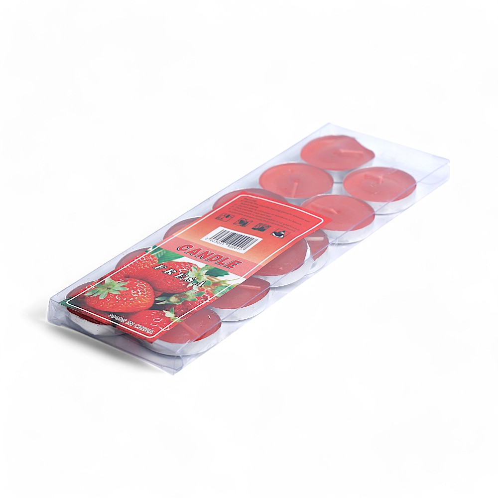 Свеча ароматизированная 12 шт DB-71-2 DB-71-2 красный