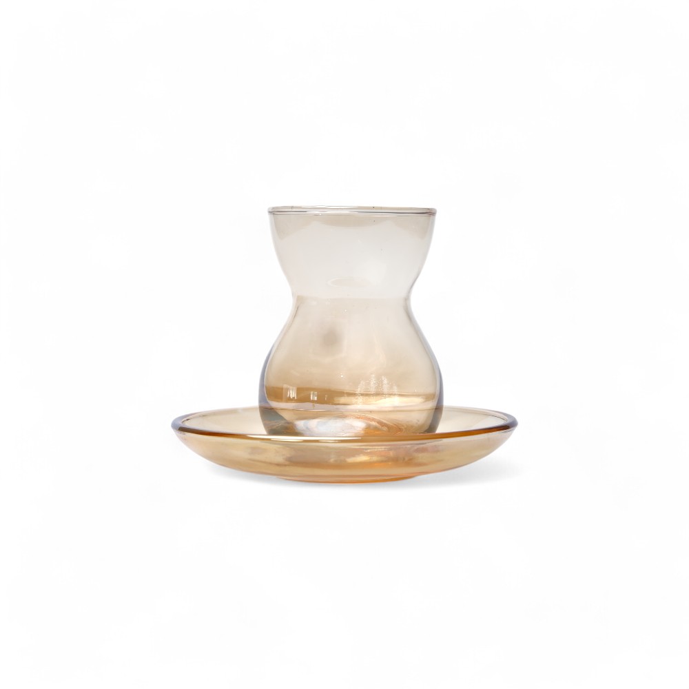 Чашка с блюдцем DB-132-5 медовый