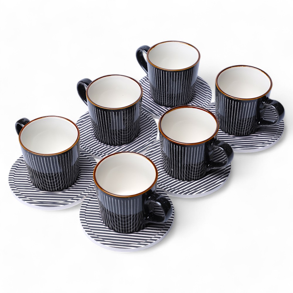 Чашка с блюдцем DB-20-48 серый