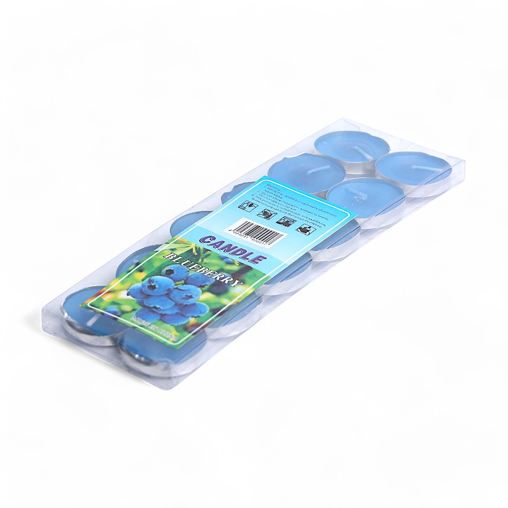 Свеча ароматизированная 12 шт DB-71-2 DB-71-2 синий