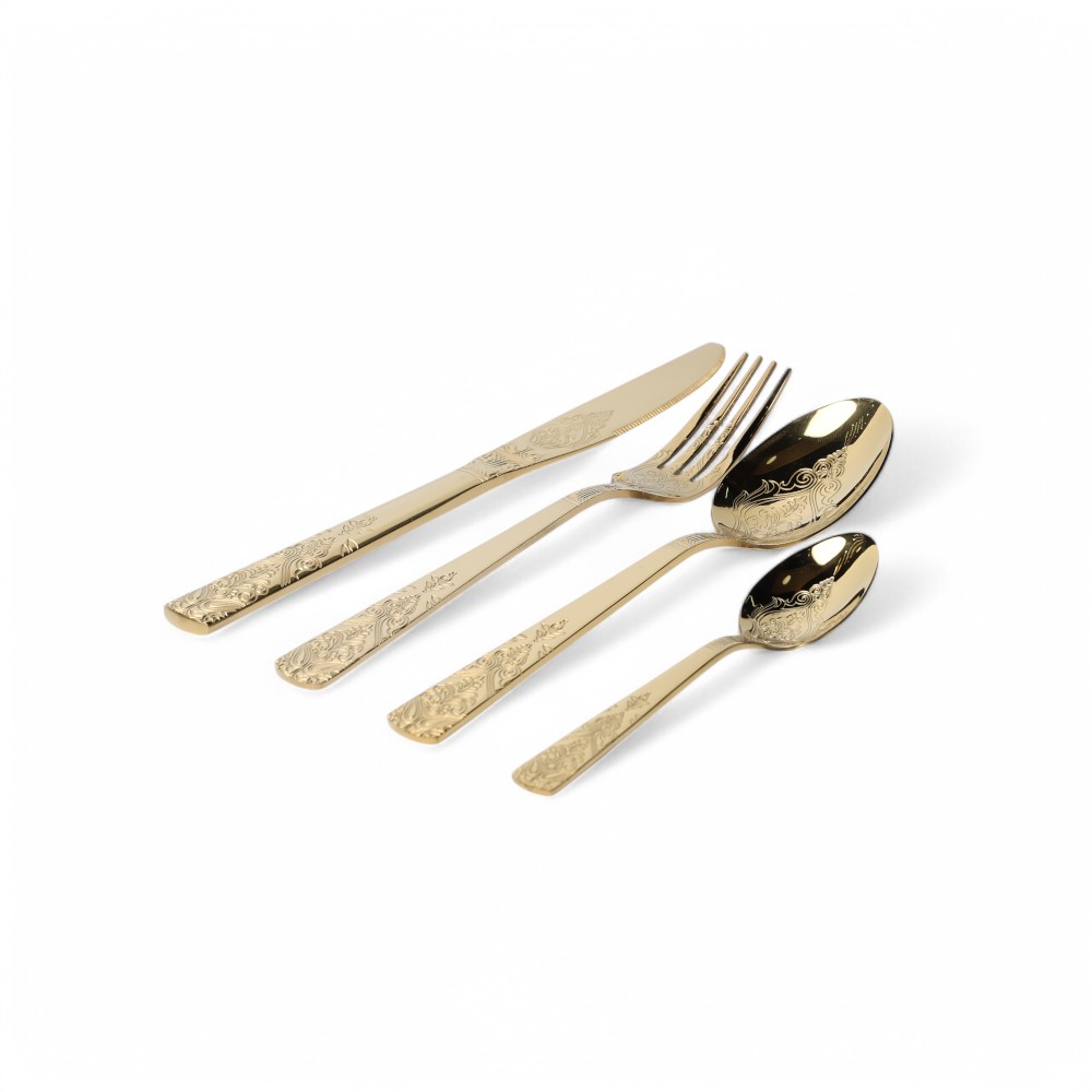 Набор столовых приборов 24 Шт DM52-22 Золотой