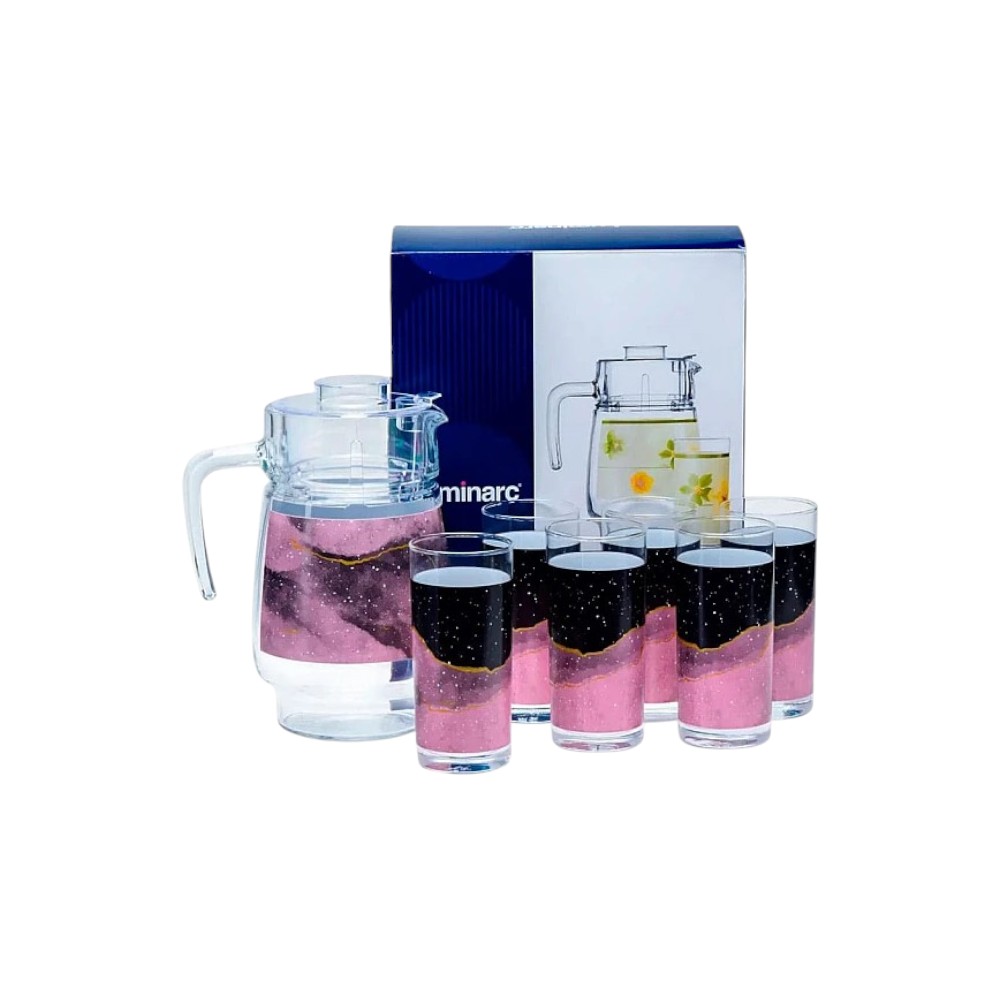 Набор для напитков LUMINARC "ORCU ROSE AMST+TIVOLI" V6663 7пр 1х3