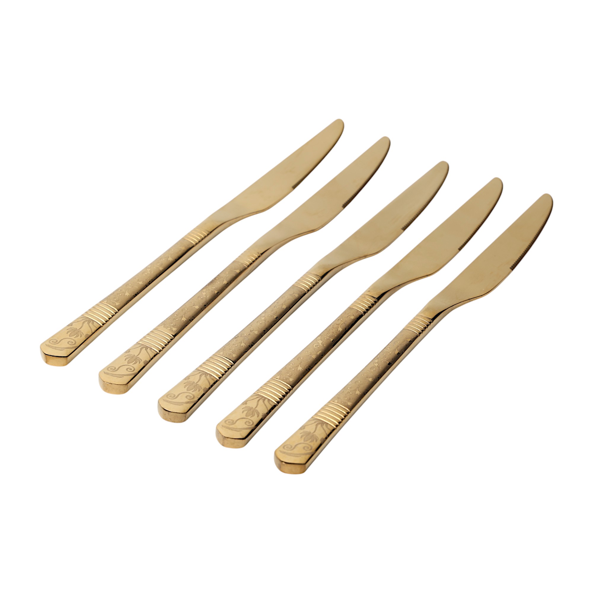 Нож 6 шт DB-7-43 Золотой