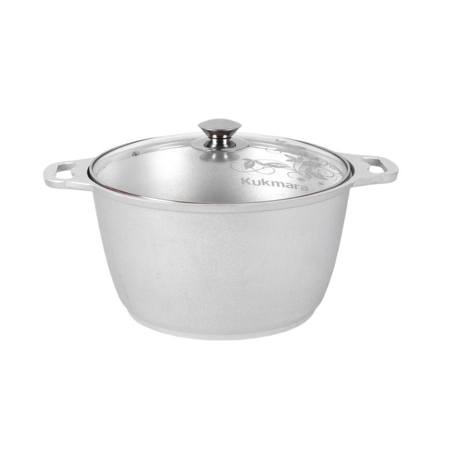 Кастрюля 6л со стеклянной крышкой, АП линия "Trendy style" (lime) к61tsl