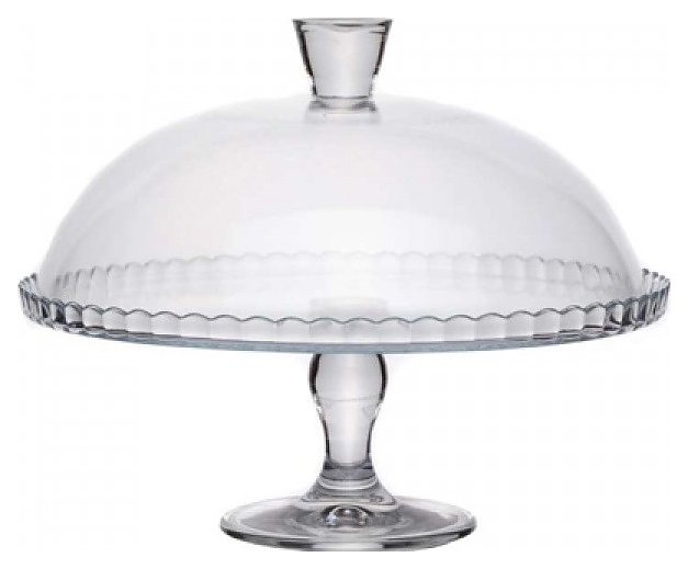 Тортница с крышкой PASABAHCE ПАТИССЭРИ 95200 322мм 1шт 1х2 1113896