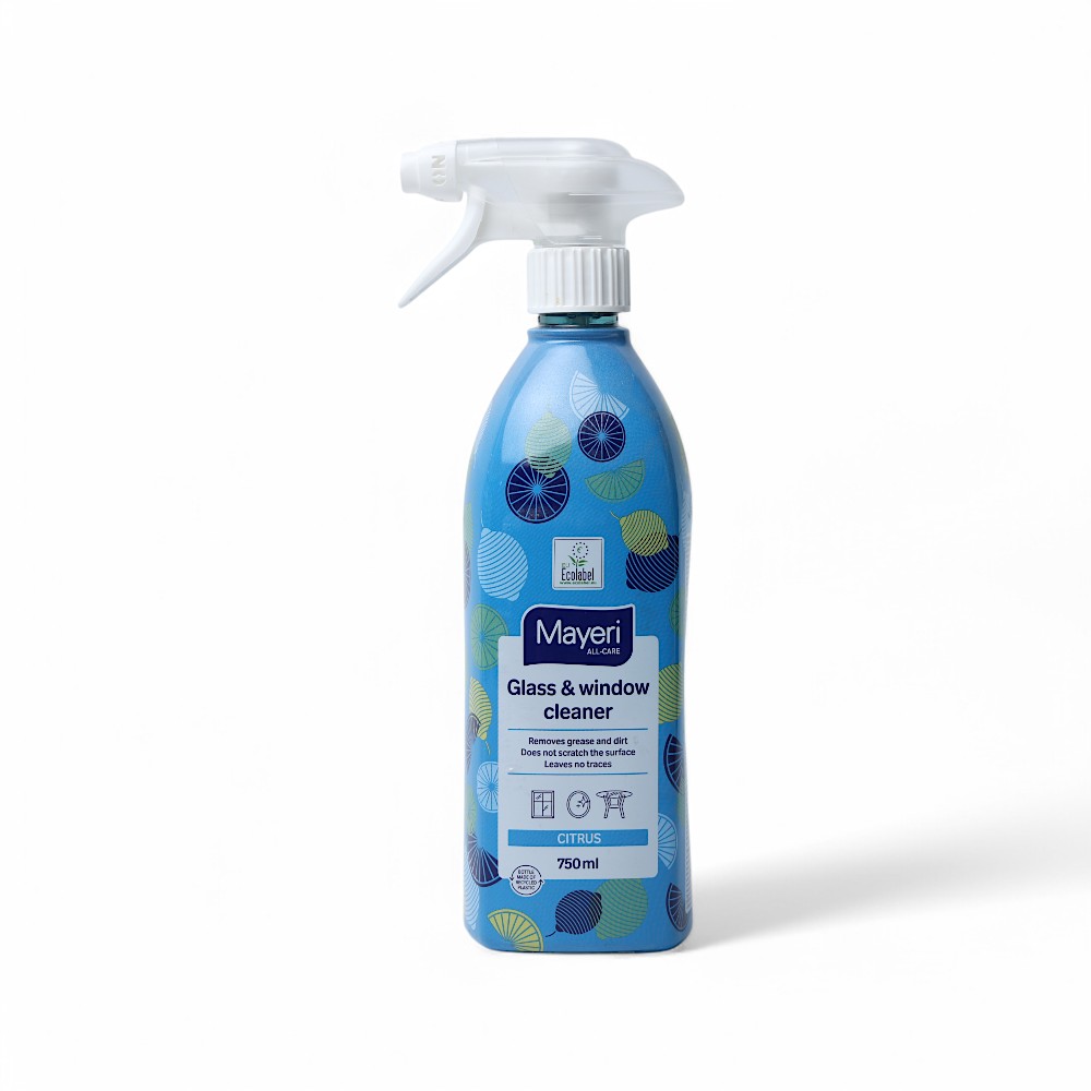 MAYERI ALL-Сare Очиститель стекол и зеркал с триггером, Цитрус, 0.75л*12, F182